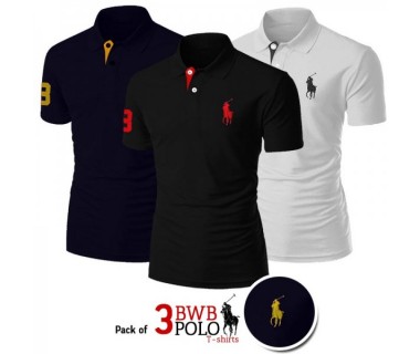 Pack of 3 BWB Polo T-shirts